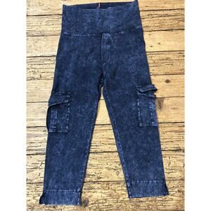 Hard Tail Women’s Size L Blue High Rise Cropped Jegging